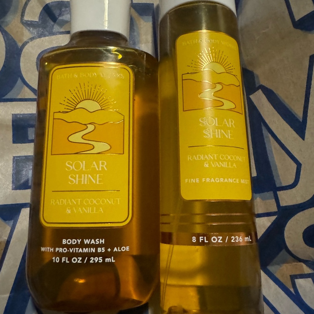 Bath and body Works solar shine